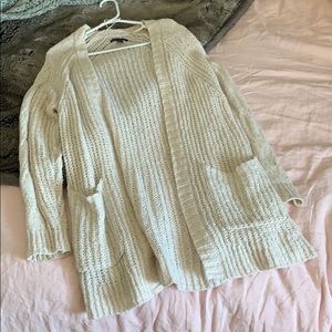 AE cream cardigan